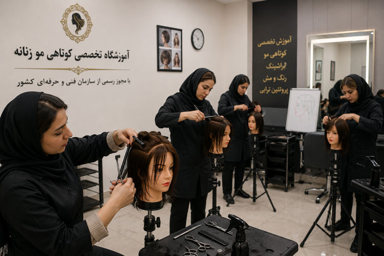 بهترین آکادمی کوتاهی مو در تهران